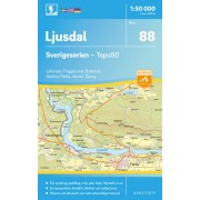 88 Ljusdal Sverigeserien 1:50 000